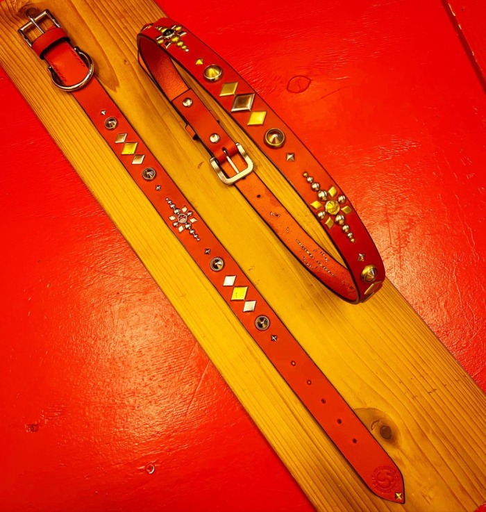 ☆30mm幅ドッグカラー☆・☆24mm幅ベルト☆・☆スタッズカスタム☆・・・・・☆今週も土曜日と日曜日の営業になります☆・ #original #leather #accessories #keyholder #wristband #bracelet #belt #wallet #studs #spangle #handmade #kagoshima #dog #dogcollar #rock #rocknroll #fashion #犬 #首輪 #アクセサリー　 #キーホルダー　 #リストバンド #ブレスレット　 #ベルト　 #財布　 #スタッズ　 #カスタム　　 #ロック　 #ファッション　 #鹿児島