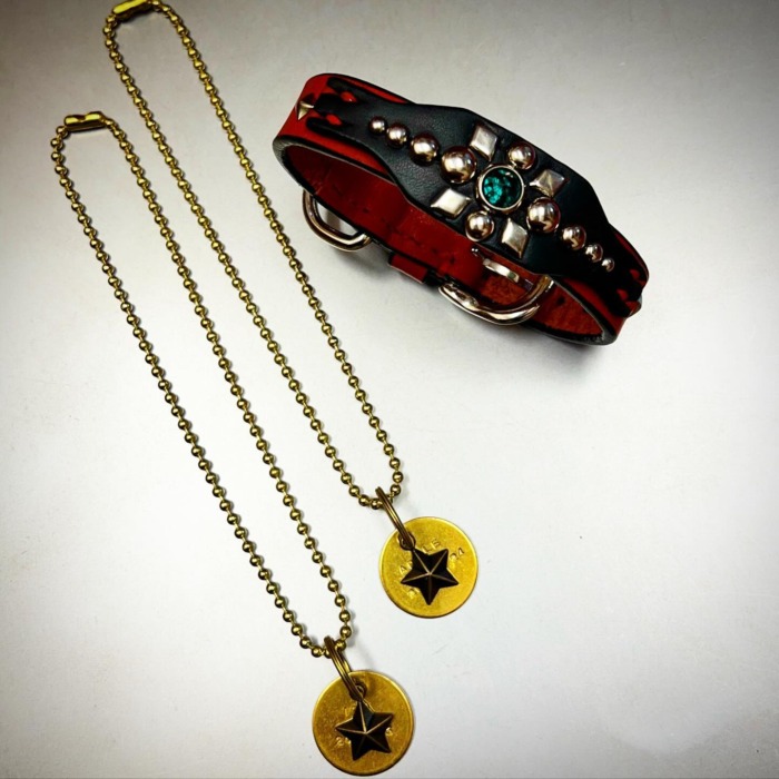 ・☆Accessories☆・☆Dogcollar☆・☆Necklace☆・☆Rock style☆・・・・・☆首輪とネックレスの2個着けもオススメですよ☆・・・・・☆今週は土曜日と日曜日の営業になります☆・#original#leather#accessories #dogcollar #wristband#dogleash#belt #toypoodle #maltese#tokyo#dogtag#studs#jewel#handmade#kagoshima#rock#fashion #dog#dogstagram #犬#首輪#スタッズ#リストバンド#トイプードル　#マルチーズ#東京　#ドッグタグ#迷子札#ファッション#鹿児島